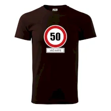 Dopravní značka - rychlost 50 - váš nápis