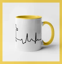 Jesus Saved My Life kříž ekg