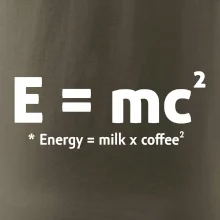 e = mc2 - coffee milk