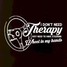I don't need therapy wheel in my hands (vedle sebe)