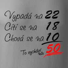 Vypadá, cítí se, chová se - 50 let