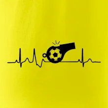 EKG fotbal rozhodčí a píšťalka