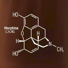 Molekulární struktura Morfin
