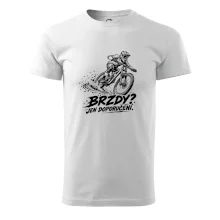 Brzdy jen doporučení - biker v zatáčce