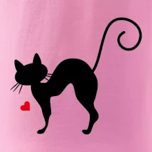 Zamilovaná kočka prohnutá