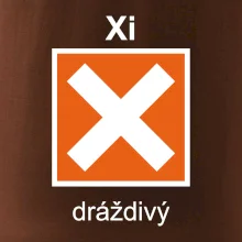 Xi Dráždivý - Výstražná tabulka na tričku