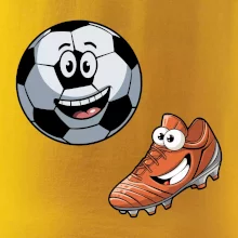 Parové triko - Kopačka a míč