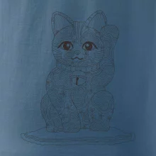 Kočka mávající mandala