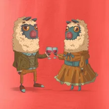 Alpaky s vínem pár