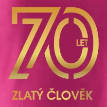 70 let zlatý člověk