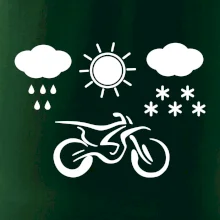 Motorkář za každého počasí - enduro