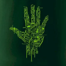 Tištěný spoj ruka