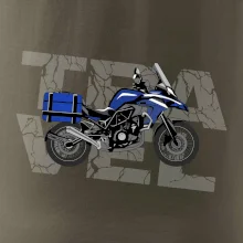 Cestovní enduro modré