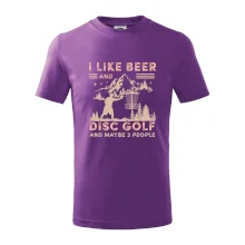 I like beer and disc golf