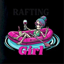 Rafting girl