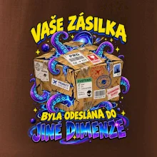 Vaše zásilka byla odeslána do jiné dimenze