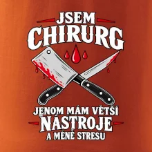 Řezník chirurg s většími nástroji