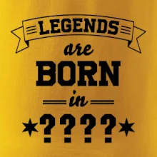 Legends are born in vlastní ročník