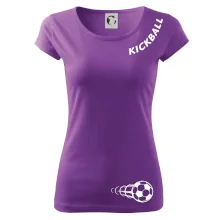 Kickball nápis šikmo