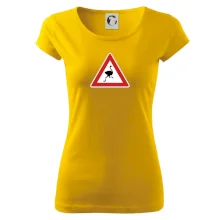 Dopravní značka - Pozor pštros