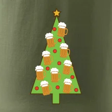 Nic více nepotřebuji - stromeček a pivo (Pecka design)