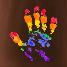 LGBT hand print