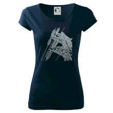 Nákres stožáru vysokého napětí