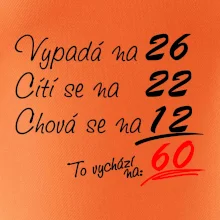 Vypadá, cítí se, chová se - 60 let