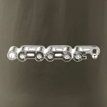 Cyklistický řetěz nákres