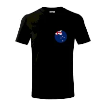 Nový Zéland - Vlajka kulatá prso