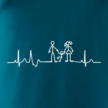 EKG rodina a jedno dítě EKG rodina a jedno dítě