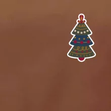 Folklor na prsu vánoční stromek