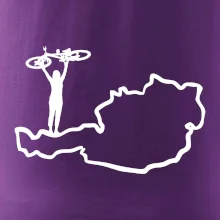 Cyklistka - Mapa Rakouska