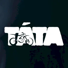 Táta nápis - motorka enduro