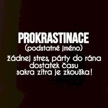 Prokrastinace - TEXT