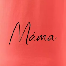 Nápis psací na prsou - máma
