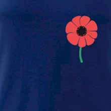 Vlčí mák ikonka na prsu