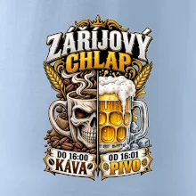 Záříjový chlap -  do 16 káva  od 16 pivo