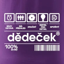 Čárový kód dědeček