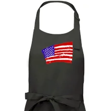 Americká vlajka ohnutá