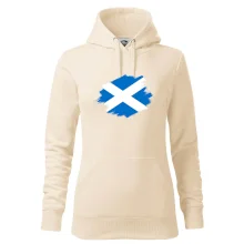 Skotská vlajka kreslená štetcem