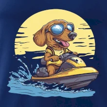 Jezevčík na vodním skútru