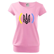 Ukrajina trojzubec s barvami