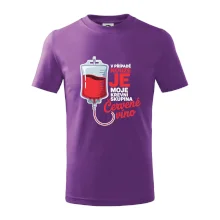 V případě nouze je moje krevní skupina červené víno