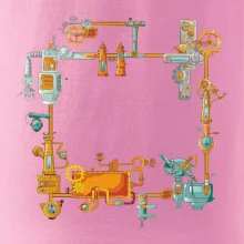 Steampunk barevná sestava