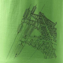 Nákres stožáru vysokého napětí