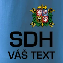 Sbor dobrovolných hasičů - znak bez nápisu + Nápis na zádech