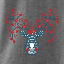 Folklor - jelen s červenými plody