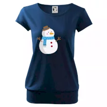 Sněhulák se šálou