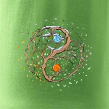 Yin & Yang strom - zima, léto